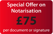 cheap notary public london